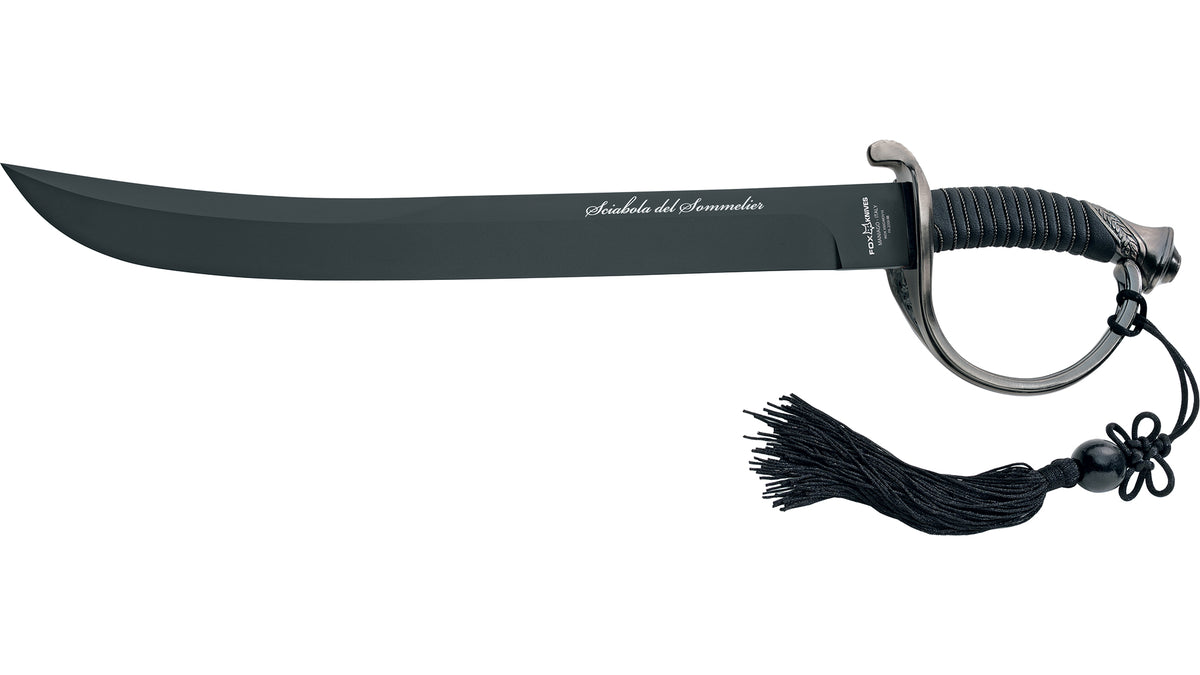Champagne Saber Sciabola del Sommelier Black Blade