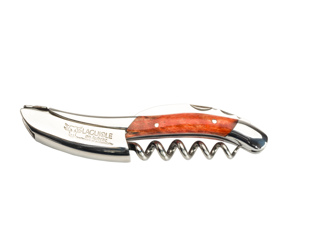 Laguiole en Aubrac Sommelier Corkscrew Red Poplar Wood