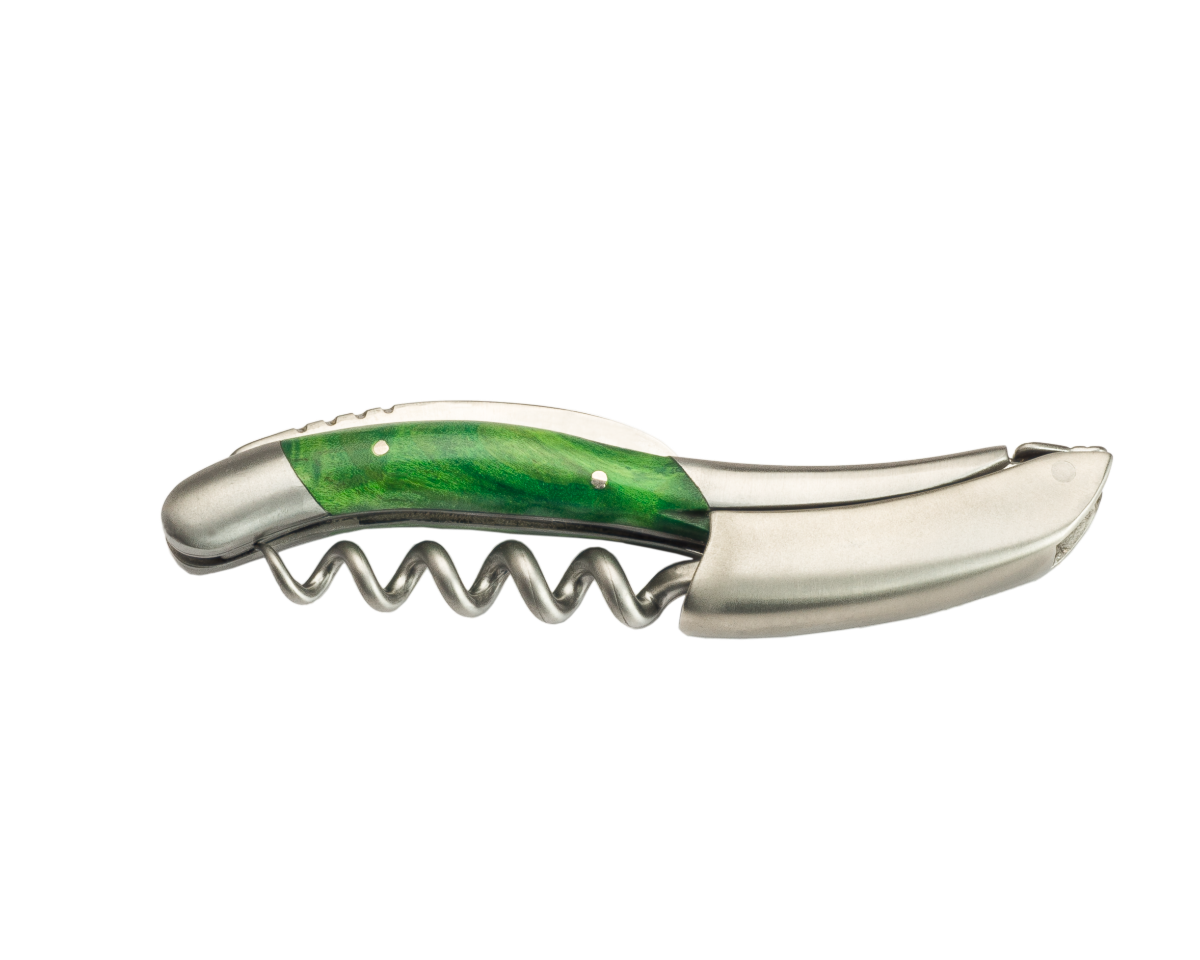 Laguiole en Aubrac Sommelier Corkscrew Gree Poplar Wood