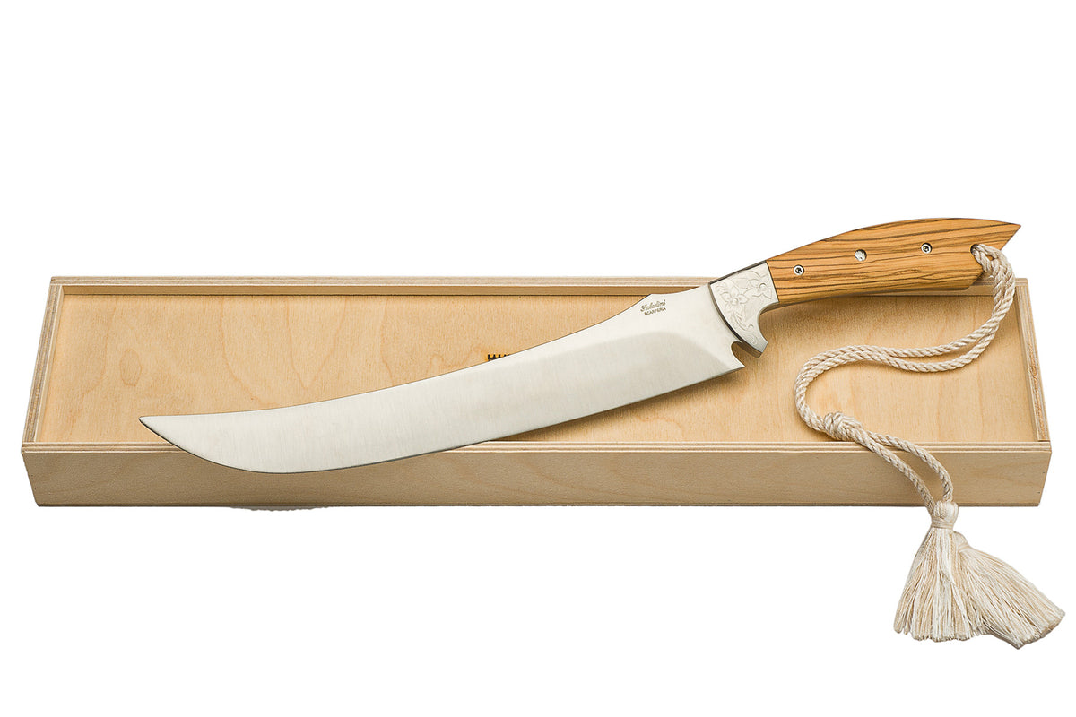 Coltelleria Saladini Champagne Sabre Olive Wood - Sonoma Champagne Sabres