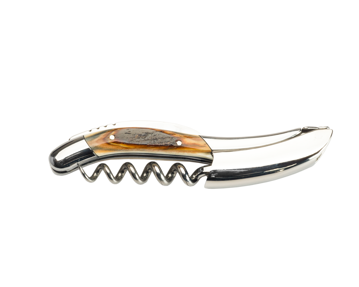 Laguiole en Aubrac Sommelier Corkscrew Mammoth Ivory Crust Corkscrew