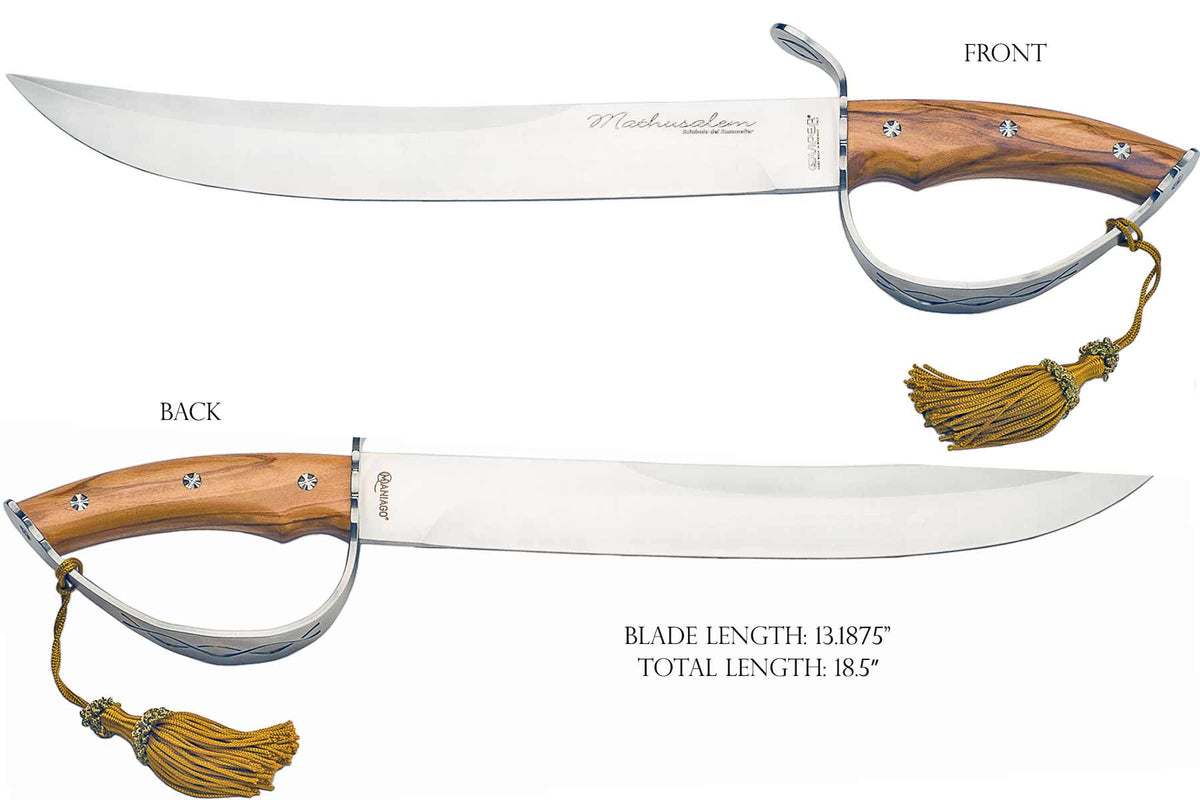 Mathusalem Sciabola del Sommelier - Olive Wood Handle - Sonoma Champagne Sabres