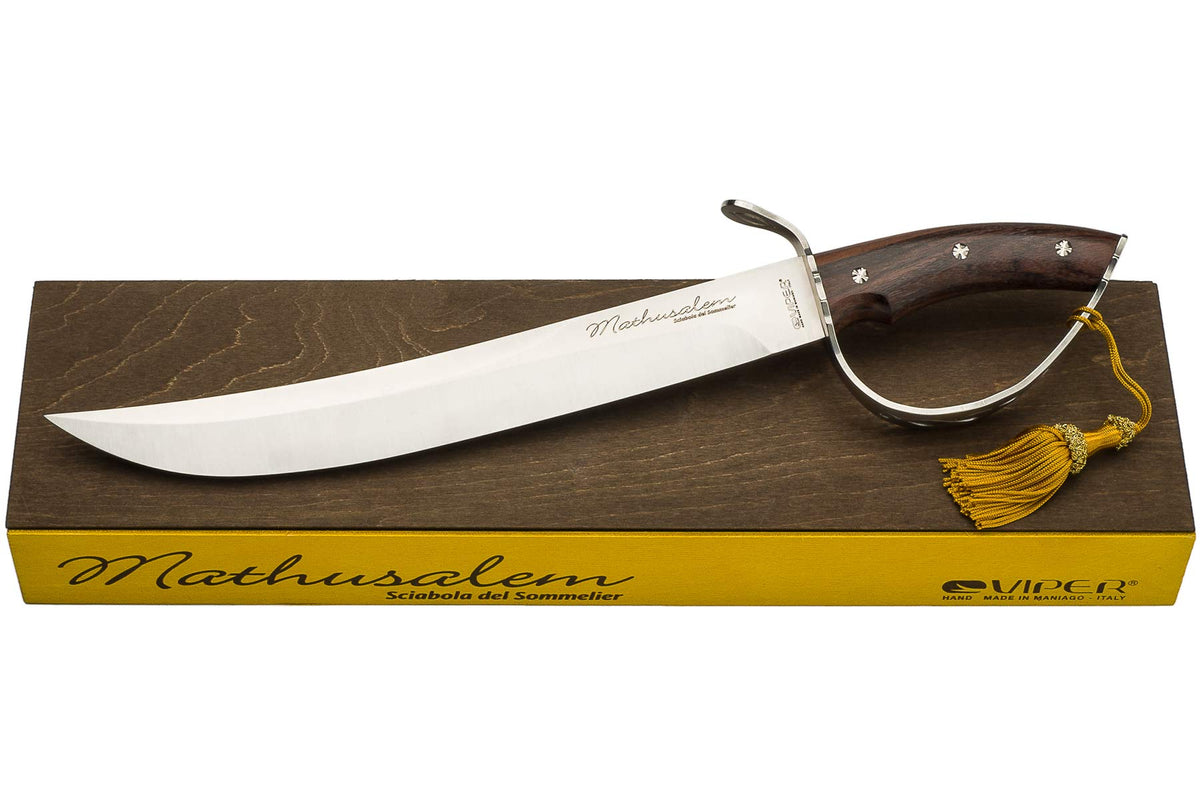 Mathusalem Sciabola del Sommelier - Rosewood Handle - Sonoma Champagne Sabres